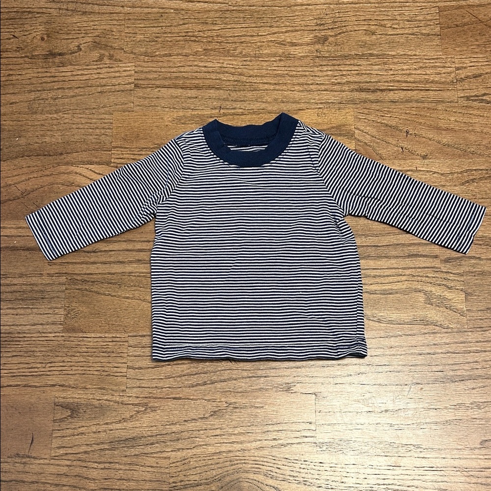 Carter’s Striped Navy and White Baby Long Sleeve